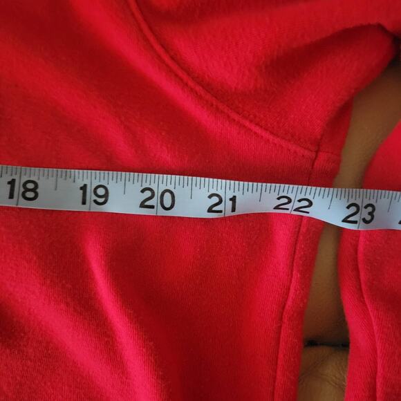 Bechamel Womens Christmas Shirt Size Large Red Polar Bear Snowflake Cotton Retro - Picture 9 of 10